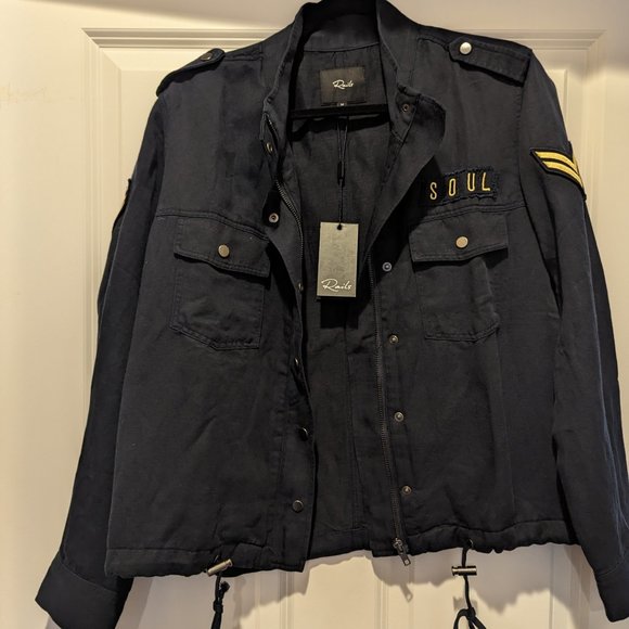 RAILS Dark Indigo Soul Military Jacket - Size M NWT - Picture 3 of 8